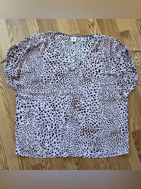 Cabi animal spotted blouse